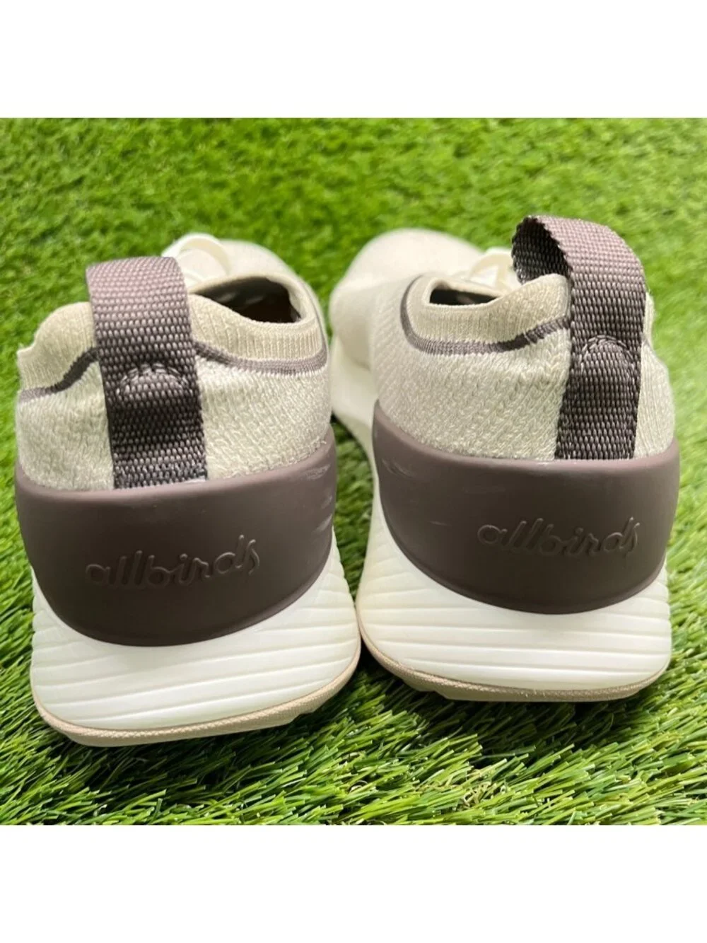 Allbirds Tree Glider Mens Size 12.5 Beige Brown Athletic Running Shoes Sneakers